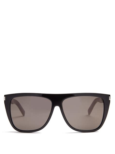 ysl flat top sunglasses|ysl sunglasses for men.